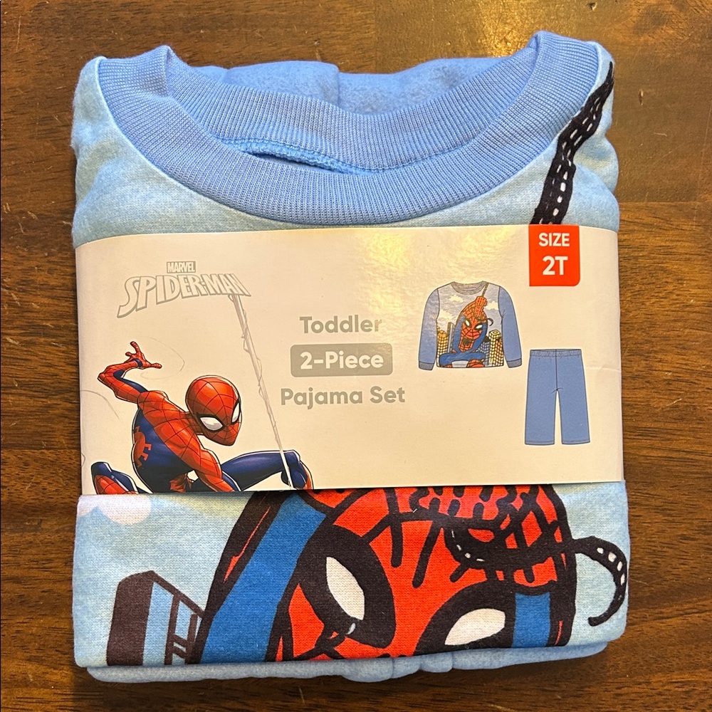 Marvel Blue Spider-Man Toddler Pajama Set